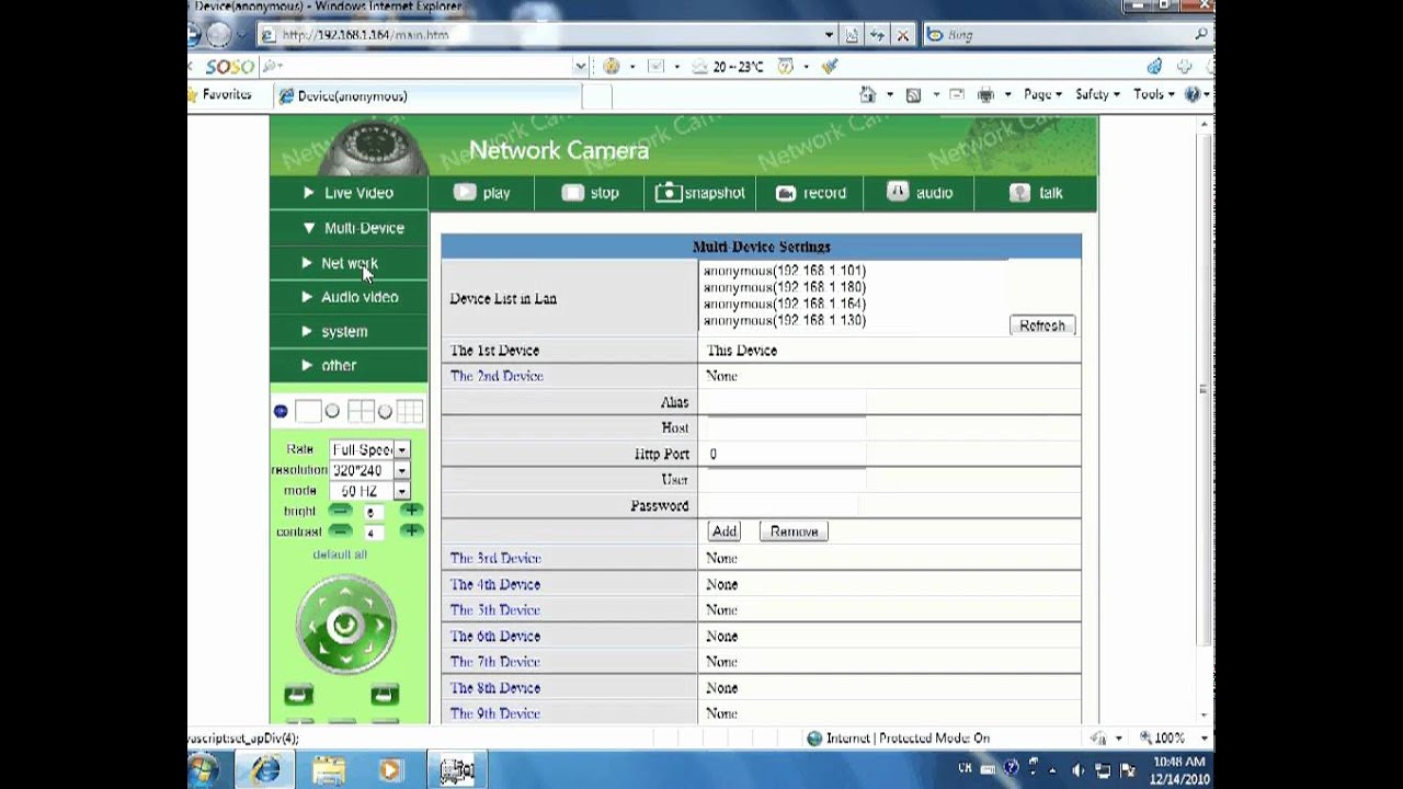 How to log in on apexis wireless ip camera youtube