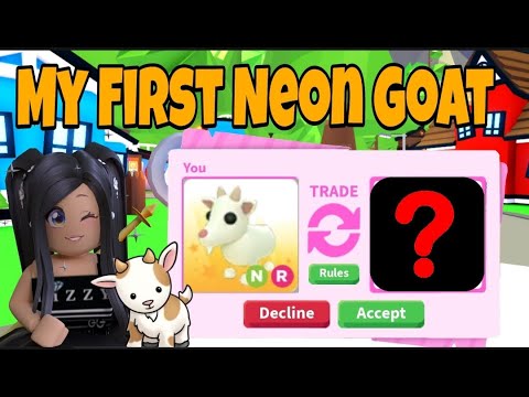 Adopt Me Neon Goat Pride Update Trading Values (Giveaway Ended) - YouTube