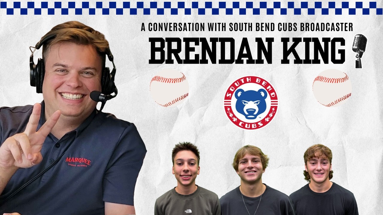 South Bend Cubs Broadcaster Brendan King Joins Sports Zone
