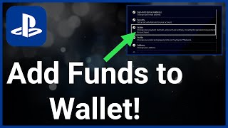 How To Add Funds To Your PS4 Wallet YouTube