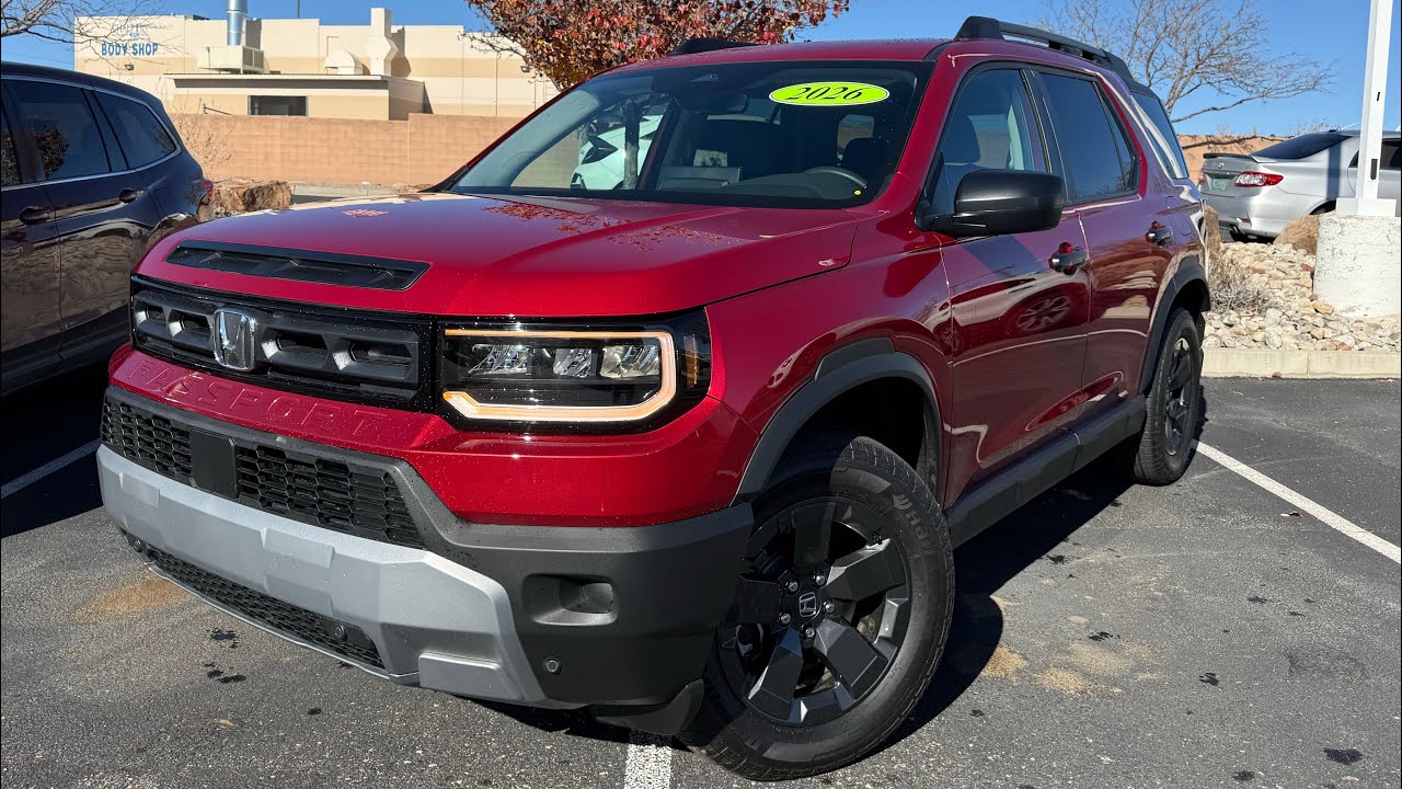 Honda Passport RTL Towing 2026 года — Radiant Red Metallic II — Базовая модель — Обзор