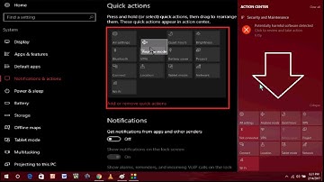 How to Add  Remove or Rearrange Action Centre Icon in Windows 10 PC