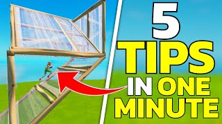 5 Tips To Improve in 1 Minute (Fortnite Chapter 6)