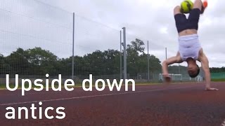 Guinness World Record 2017 for 50m on the hands carrying a football