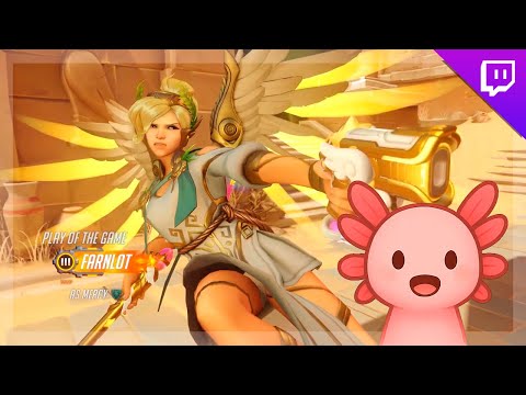 Dando lastima en Overwatch 2 | Noob Tracer | Noob Sombra | Noob Mercy