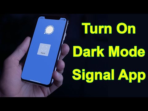 Step to Enable Dark Mode in Signal App ||  Dark Theme in Signal App