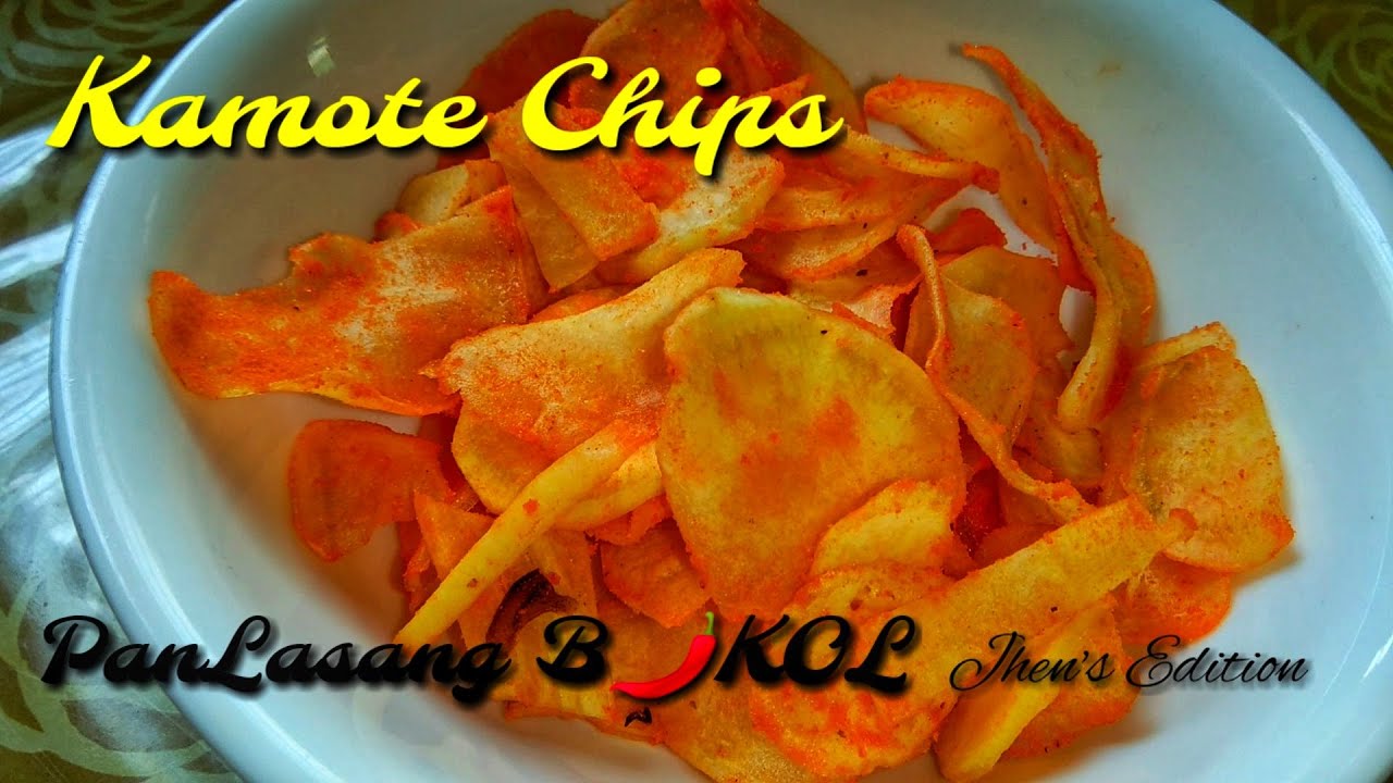 KAMOTE CHIPS WITH CHEESE POWDER YouTube