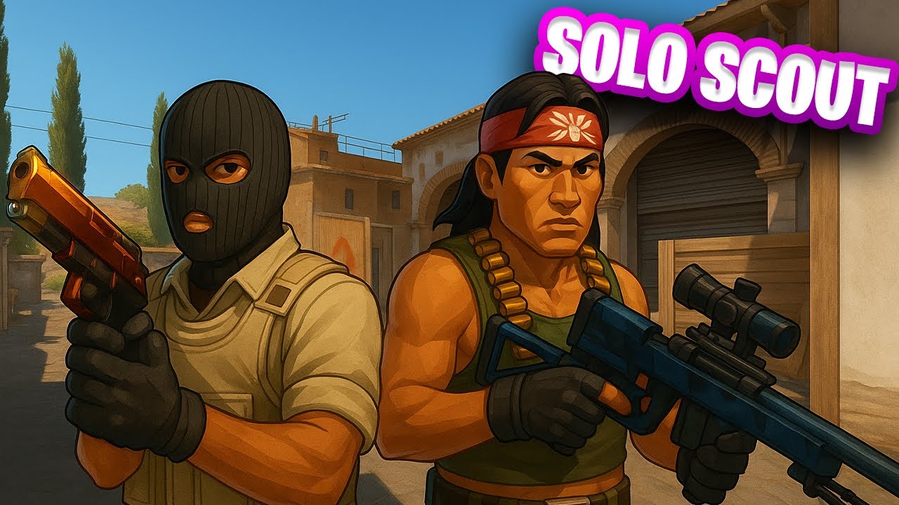 EMPATE POR SOLO SABER USAR SCOUT // COMPAÑEROS EN CSGO - YouTube