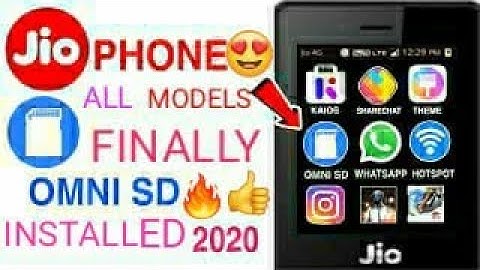 🔥🔥How to download omnisd in jio phone in tamil 👍👍👍without pc and sd card🔥🔥🔥😎😎😎😂