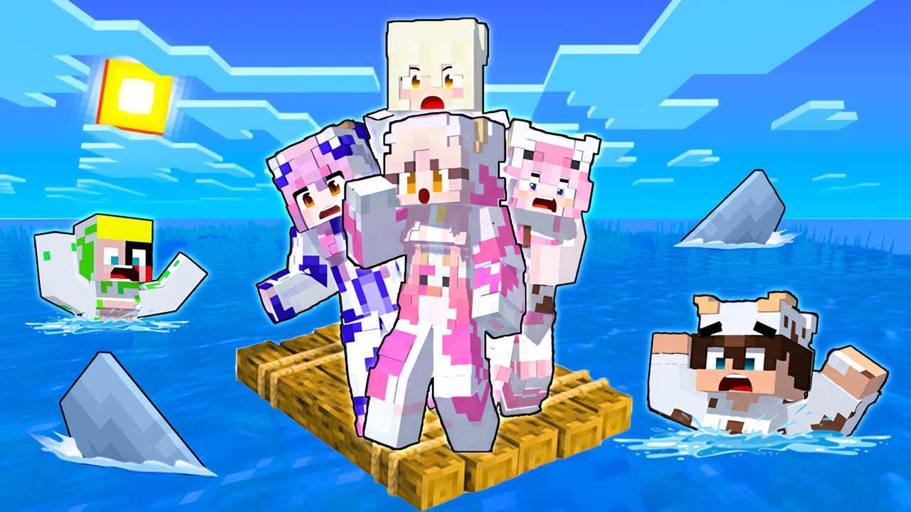 MOOCI & MILO PERTAMA KALI MAIN RAFT YANG DI KELILINGI HIU