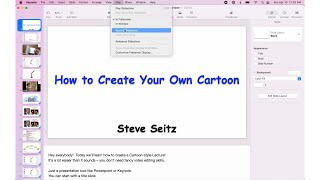 How to Create a Cartoon Lecture