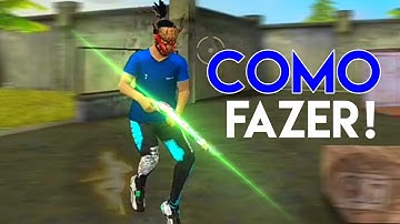 Como Fazer Thumbnail Com Brilho Na Arma / Free Fire Fácil!!
