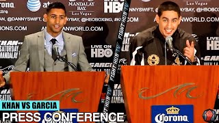 AMIR KHAN VS DANNY GARCIA - FULL FINAL PRESS CONFERENCE & FACE OFF VIDEO