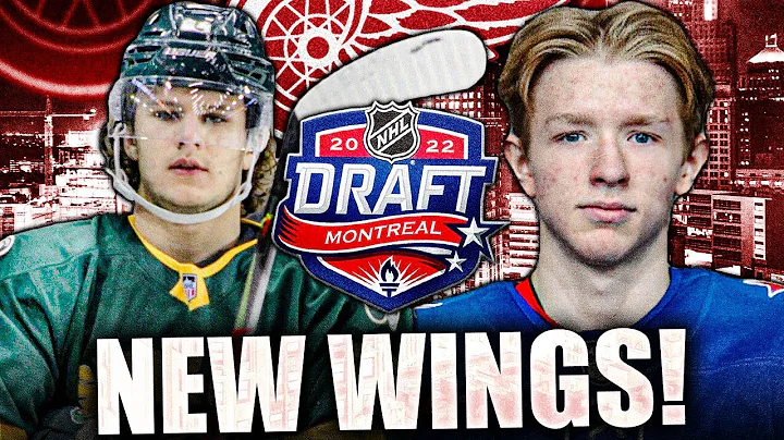 NEW DETROIT RED WINGS TOP PROSPECTS @ 2022 NHL DRA...