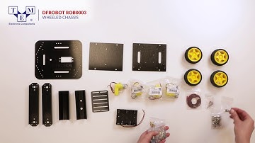 DFROBOT ROB0003 - Wheeled chassis - UNBOXING