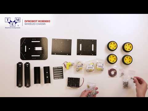 DFROBOT ROB0003 - Wheeled chassis - UNBOXING