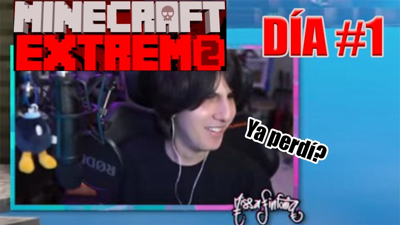 MISSA PIERDE SU PRIMERA VIDA - MINECRAFT EXTREMO 2 DÍA 1 - YouTube