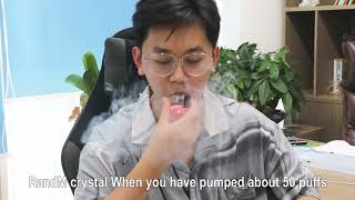 How to use RandM crystal 4600puffs vape?