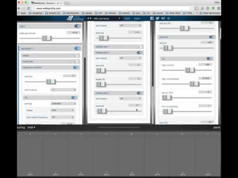 KE Jam with Web Synths