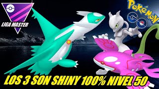 ¡¡WOW TRIPLE SHUNDO!! LATIOS SHINY 100% NIVEL 51 LEGACY en LIGA MASTER - GBL- Pokemon Go PvP