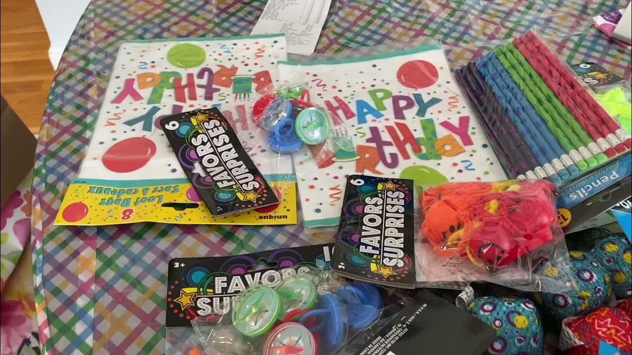 Dollar Tree goodie bags/ birthday favors YouTube