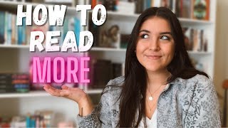 HOW TO READ MORE BOOKS // 8 tips to read more