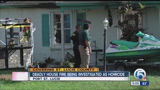 Deadly house fire being investigated as homicide
