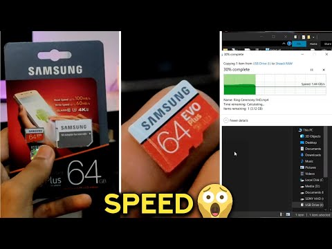 Best Micro SD Card 64GB | Samsung Micro SD Card 64GB EVO Plus Speed