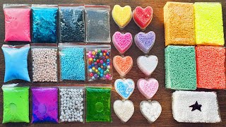 Making Slime With Bags And Foam Bricks - Izabela Stress