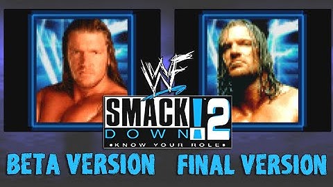 WWF SmackDown! 2 - Beta vs. Final Comparison
