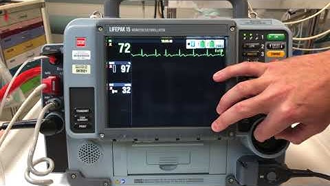LifePak 15- ETCO2 and waveforms
