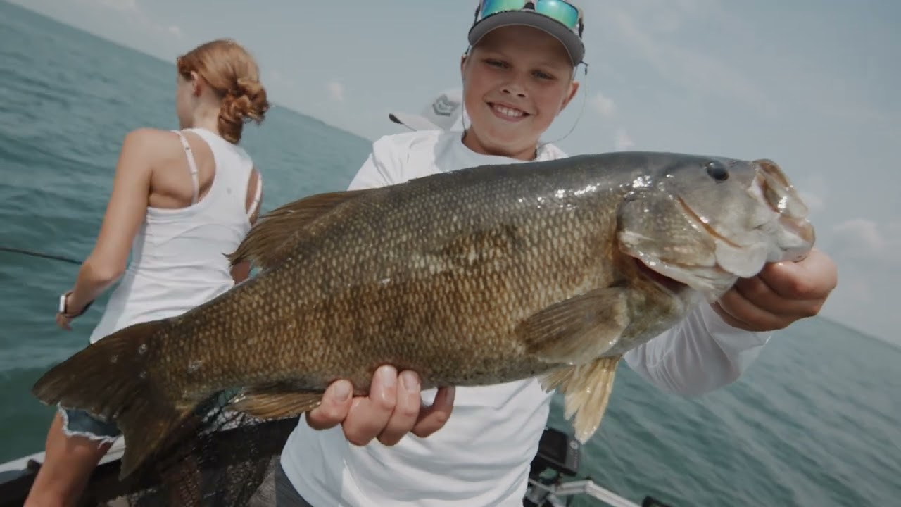 BIG FISH WINNER!?! (Lake St Clair Junior Bass Fishing Tournament 2024)