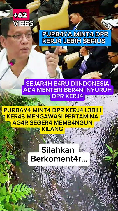 PURB4YA MINT4 DPRKERJ4 LEBIH SERIUS #shorts