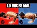 Verdadera forma de hacer LAS FLEXIONES - Deja de hacerlo mal.