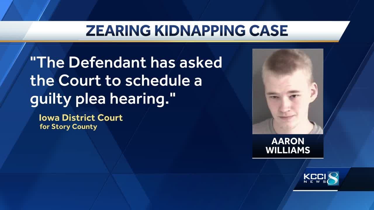 Guilty plea hearing scheduled for Zearing kidnapping case - YouTube