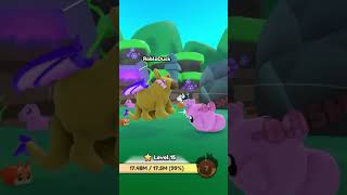 🐉😱🦫 Young Capytragon Dragon 15 Level Capybara Evolution Roblox nibbles fruits and animals #capybara