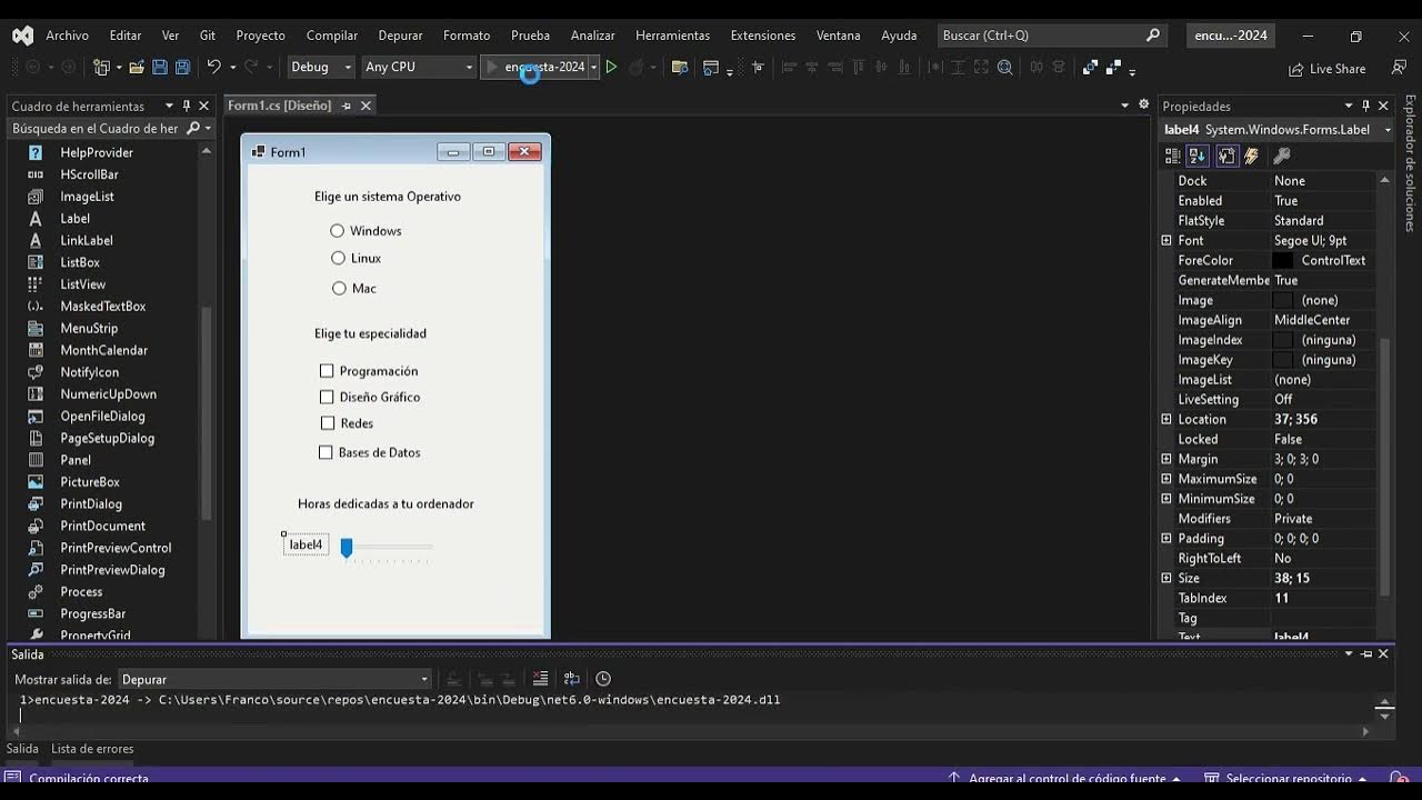 Uso de CheckBox y RadioButton en C# - YouTube