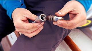 40] What’s INSIDE 10-YEAR-OLD RIGGING? + Replacing Our Sampson Posts - DIY Sailboat REFIT