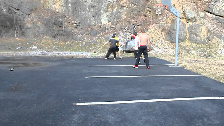 Backyard Basketball In Montcalm