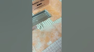 Installing a waterproof linear drain #tile #howto #showerdrain #lineardrain #remodel #bathroom