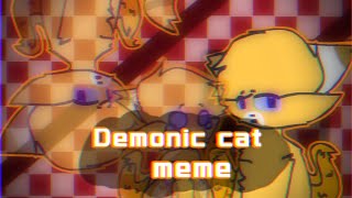 [FW,BW,S/H]Demonic cat//animation meme//Flipaclip◇little vent◇Loop