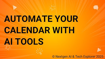 Automate Your Calendar with AI Tools