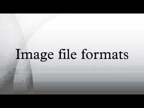 Image file formats