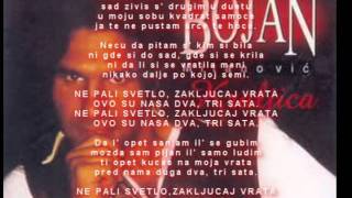 Video thumbnail of "Bojan Milanovic - Ne pali svetlo"