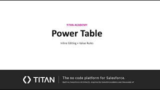 Inline edit your Salesforce data using Power Table