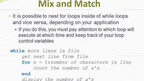 Nested loops in MATLAB-Part-6 | MATLAB Solutions