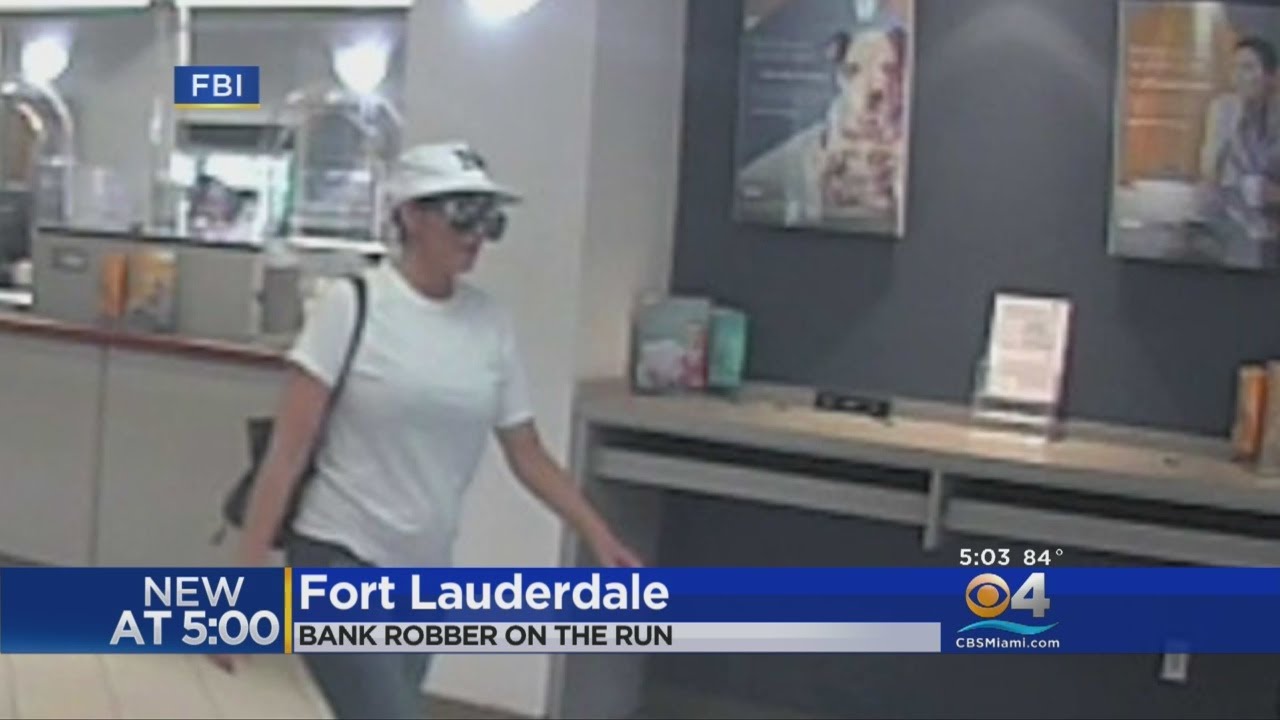 Woman Robs Bank Woman Robs 2 Banks in Broward, FBI Says - YouTube
