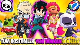TÜM YENİ KOSTÜMLER! YENİ DÜKKAN VE ÖDÜLLER! YENİ KALECİLİ OYUN MODU! EDGAR BUFFIE!  - Brawl Stars