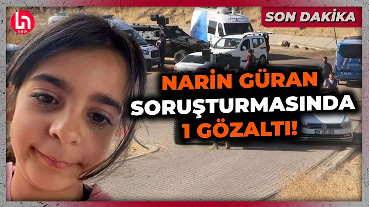 SON DAKİKA! Narin Güran'ın kaybında flaş gelişme: 1 şüpheli gözaltında!