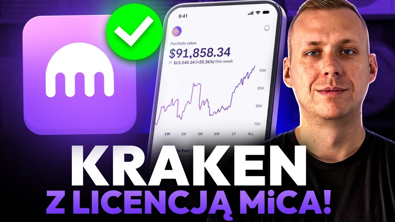 Giełda KRAKEN z licencją MiCA! Kompletny PRZEWODNIK po platformie 2025!
